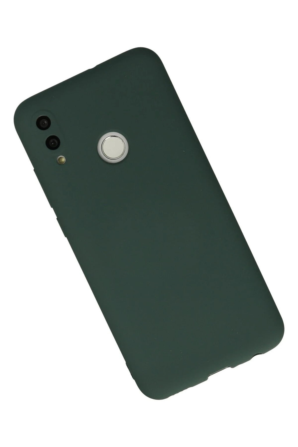 Mey İthalat® Huawei P Smart 2019 Kılıf Nano içi Kadife Silikon - Koyu Yeşil