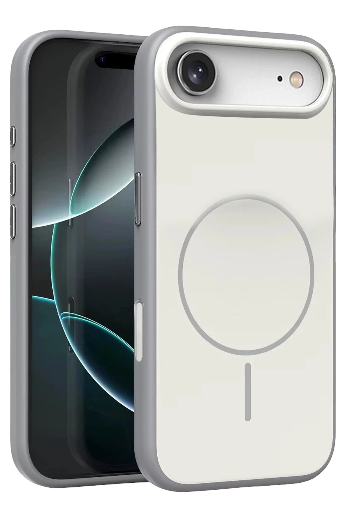 Mey İthalat® iPhone 17 Air Neva Magsafe Kapak - Gri