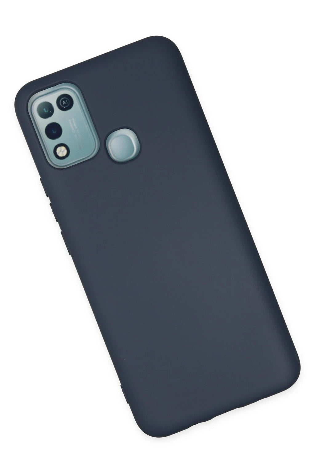 Mey İthalat® İnfinix Hot 10 Play Kılıf Nano içi Kadife Silikon - Lacivert