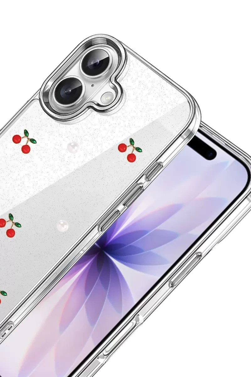 Mey İthalat® iPhone 16 Fiyonk Desenli Kapak - Desen 9