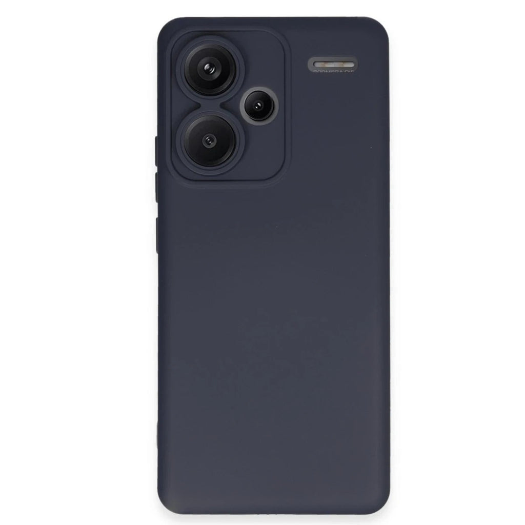 Mey İthalat® Redmi Note 13 Pro Plus Kılıf Nano içi Kadife Silikon - Lacivert