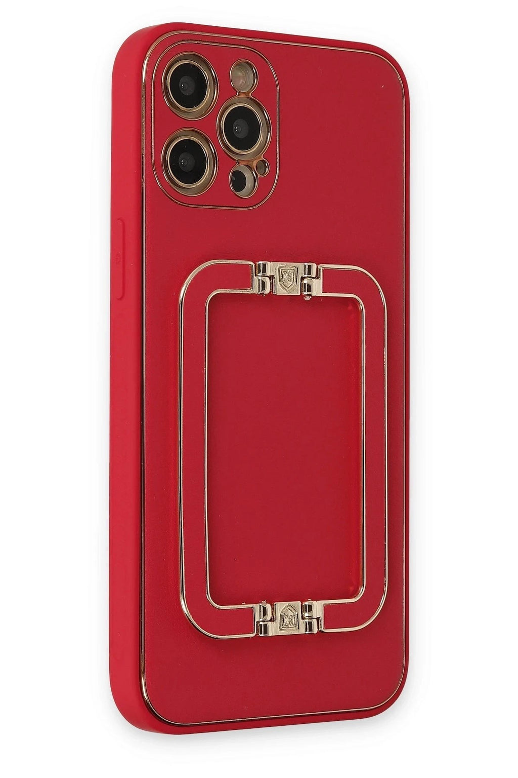 Mey İthalat® iPhone 12 Pro Max Kılıf Coco Elit Kapak - Kırmızı