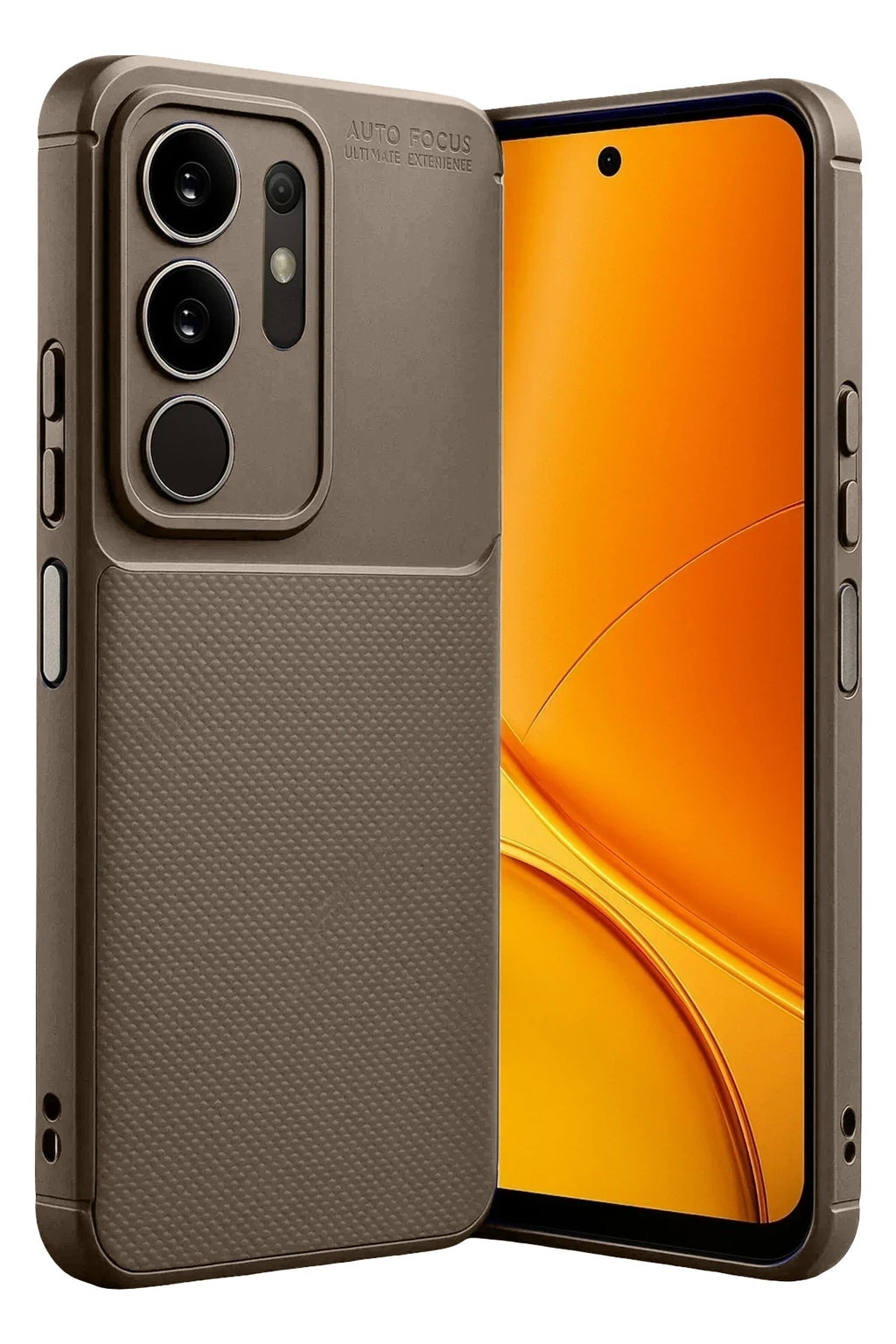 Mey İthalat® Vivo Y29 4G Auto Focus Karbon Kapak - Kahverengi