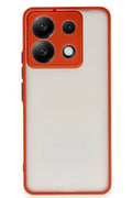 Mey İthalat® Redmi Note 13 Pro 5G Kılıf Montreal Silikon Kapak - Kırmızı