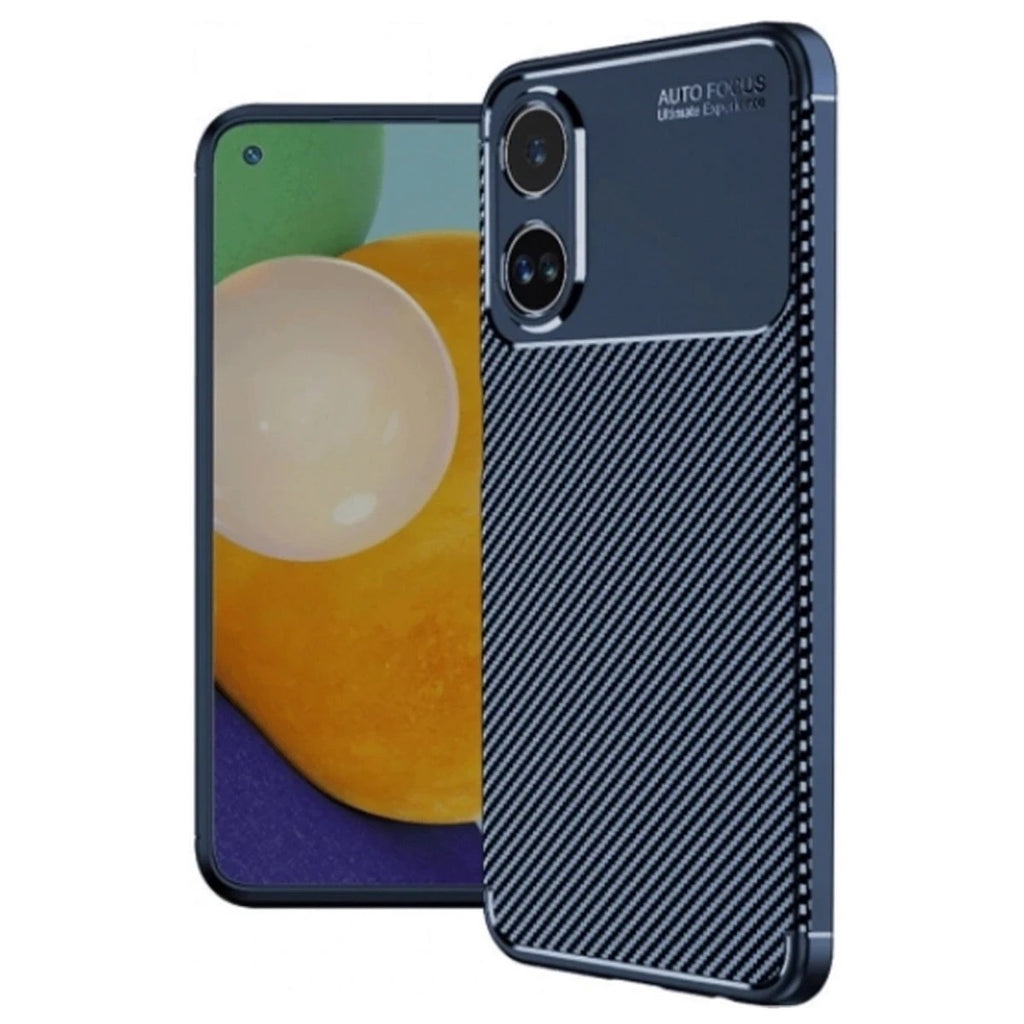 Mey İthalat® A38 Kılıf Auto Focus Karbon Kapak - Lacivert