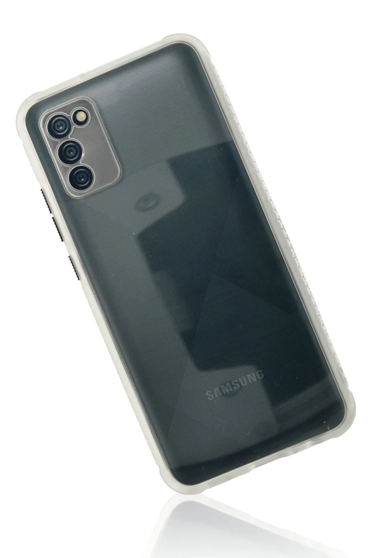 Mey İthalat® Samsung Galaxy A02S Kılıf Miami Şeffaf Silikon - Şeffaf