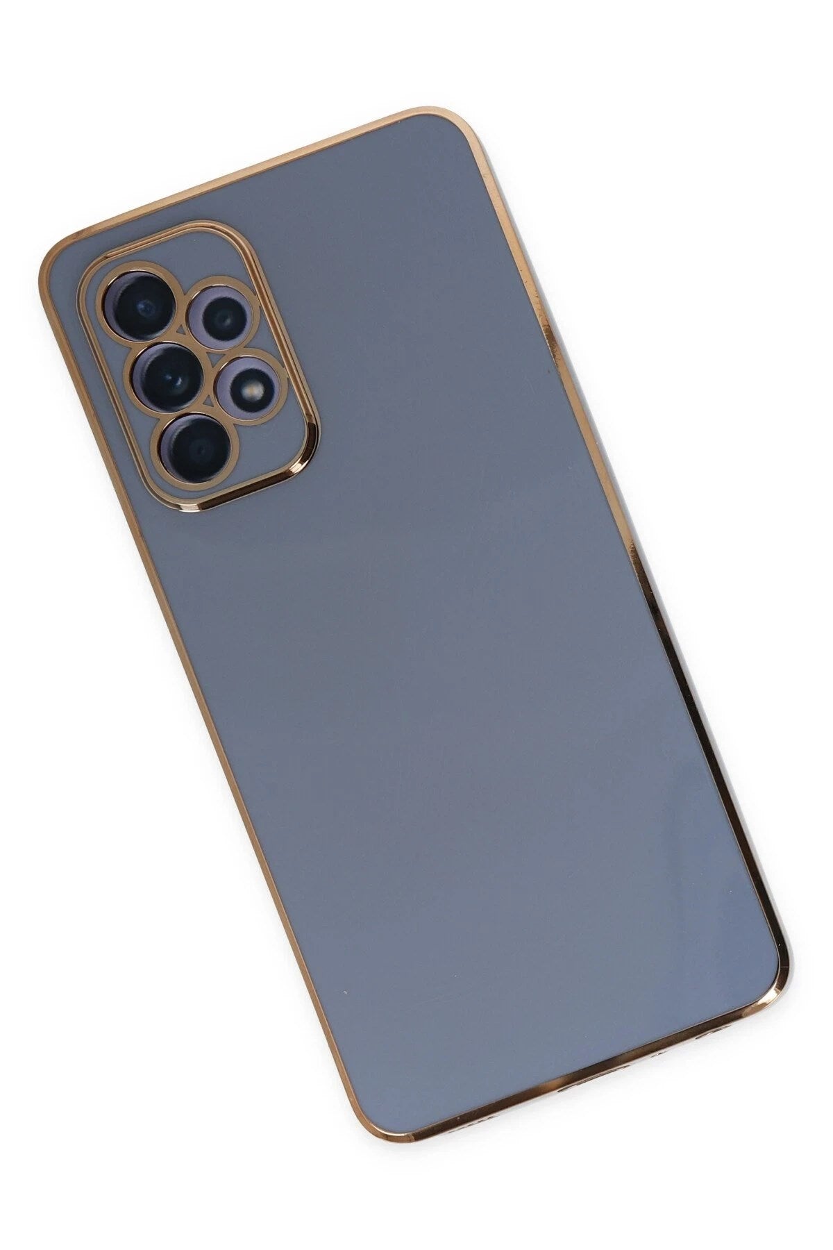 Mey İthalat® Samsung Galaxy A52 Kılıf Volet Silikon - Mavi