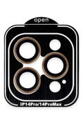 Mey İthalat® iPhone 15 Pro Max PVD Metal Kamera Lens - Turuncu