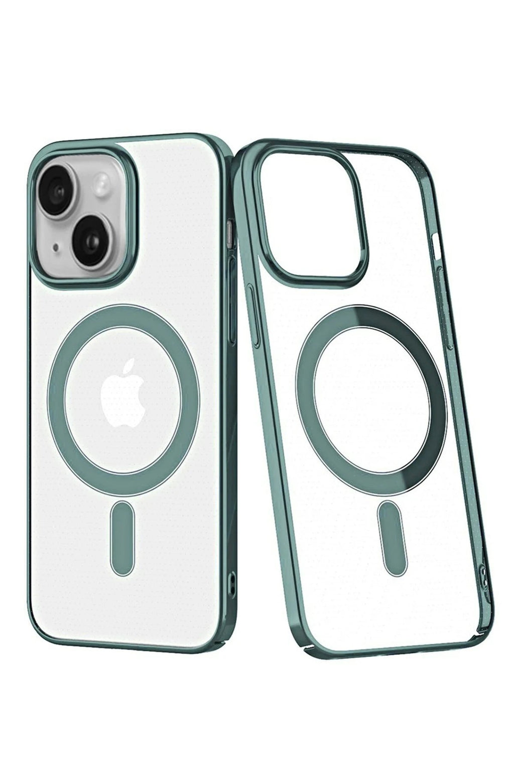 Mey İthalat® iPhone 14 Plus Kılıf Element Magneticsafe Sert Kapak - Köknar Yeşili