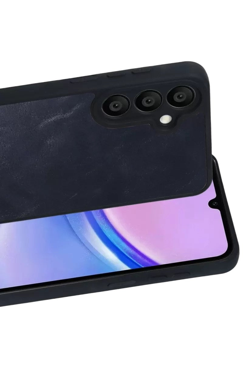Mey İthalat® Samsung Galaxy A57 5G Aras Deri Kapak - Lacivert