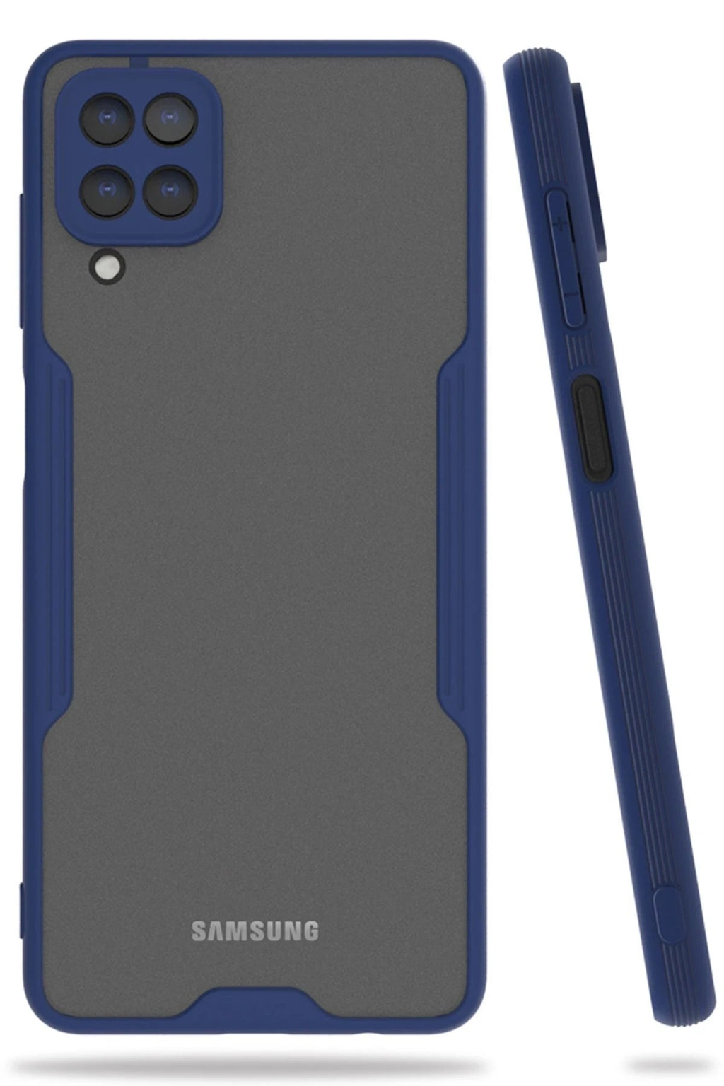 Mey İthalat® Samsung Galaxy A22 Kılıf Platin Silikon - Lacivert