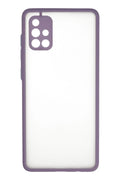 Mey İthalat® Samsung Galaxy A71 Kılıf Montreal Silikon Kapak - Mor
