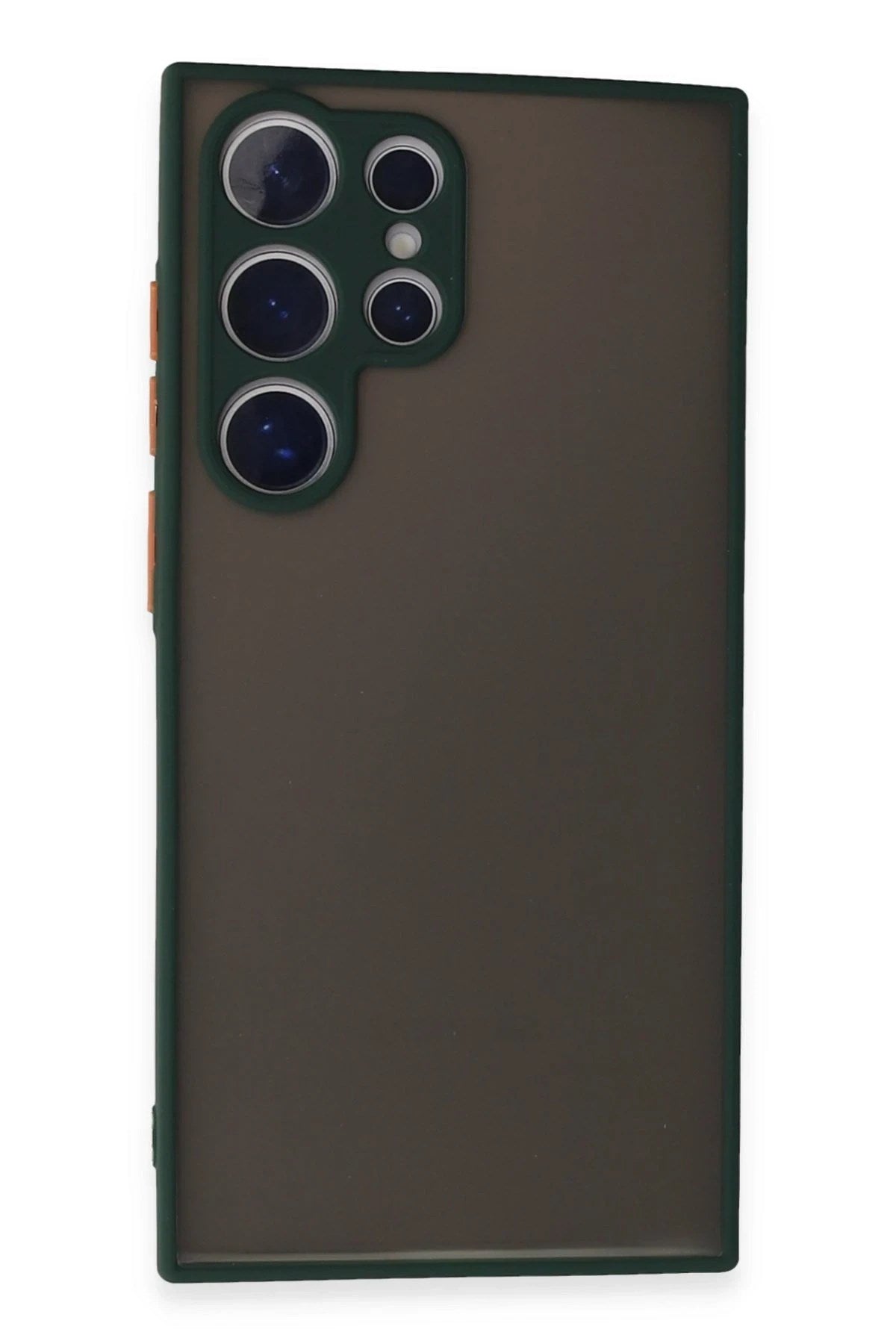 Mey İthalat® Samsung Galaxy S24 Ultra Kılıf Montreal Silikon Kapak - Yeşil