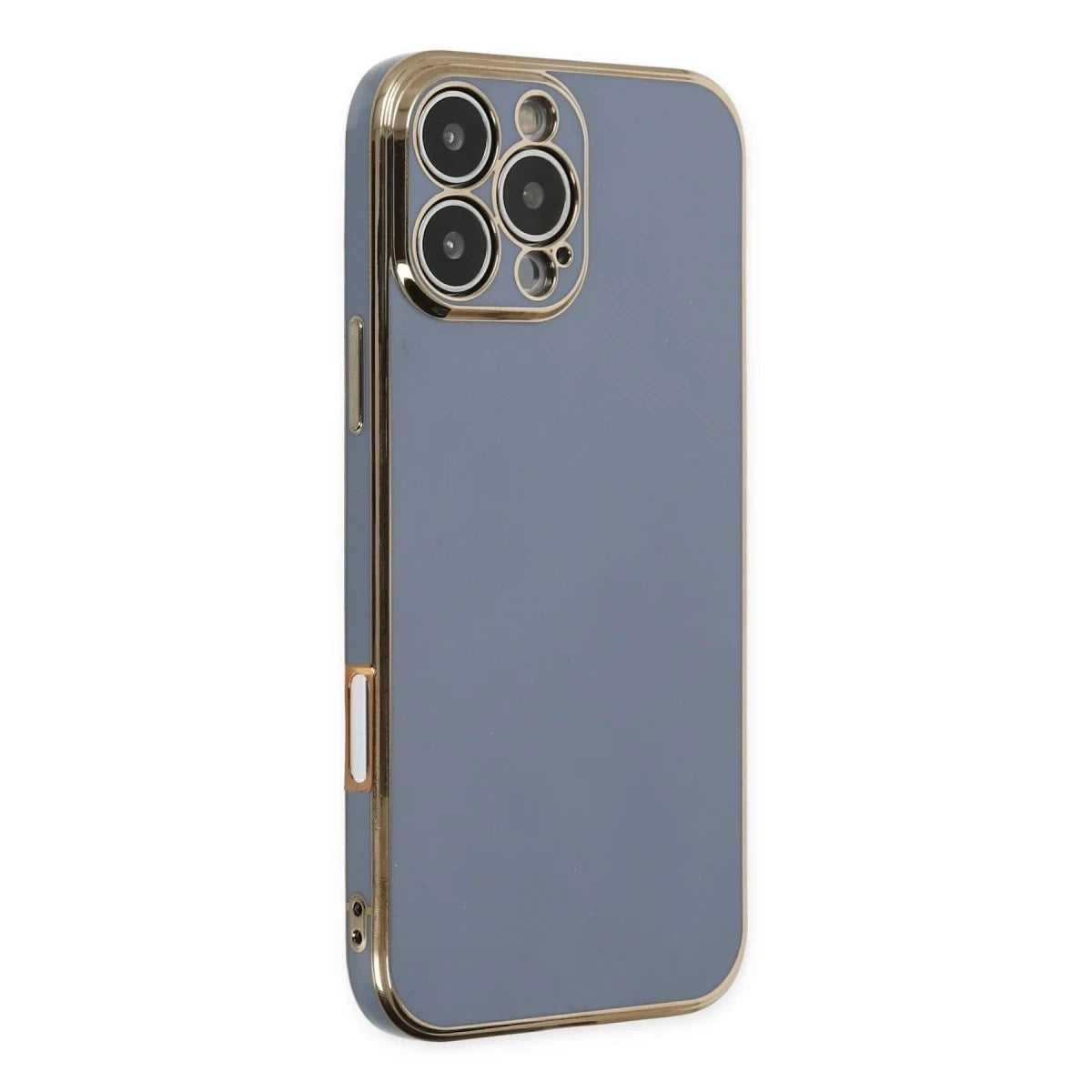 Mey İthalat® iPhone 16 Pro Max Kılıf Volet Silikon - Mavi