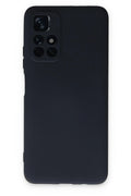 Mey İthalat® Redmi Note 11T Kılıf Nano içi Kadife Silikon - Lacivert