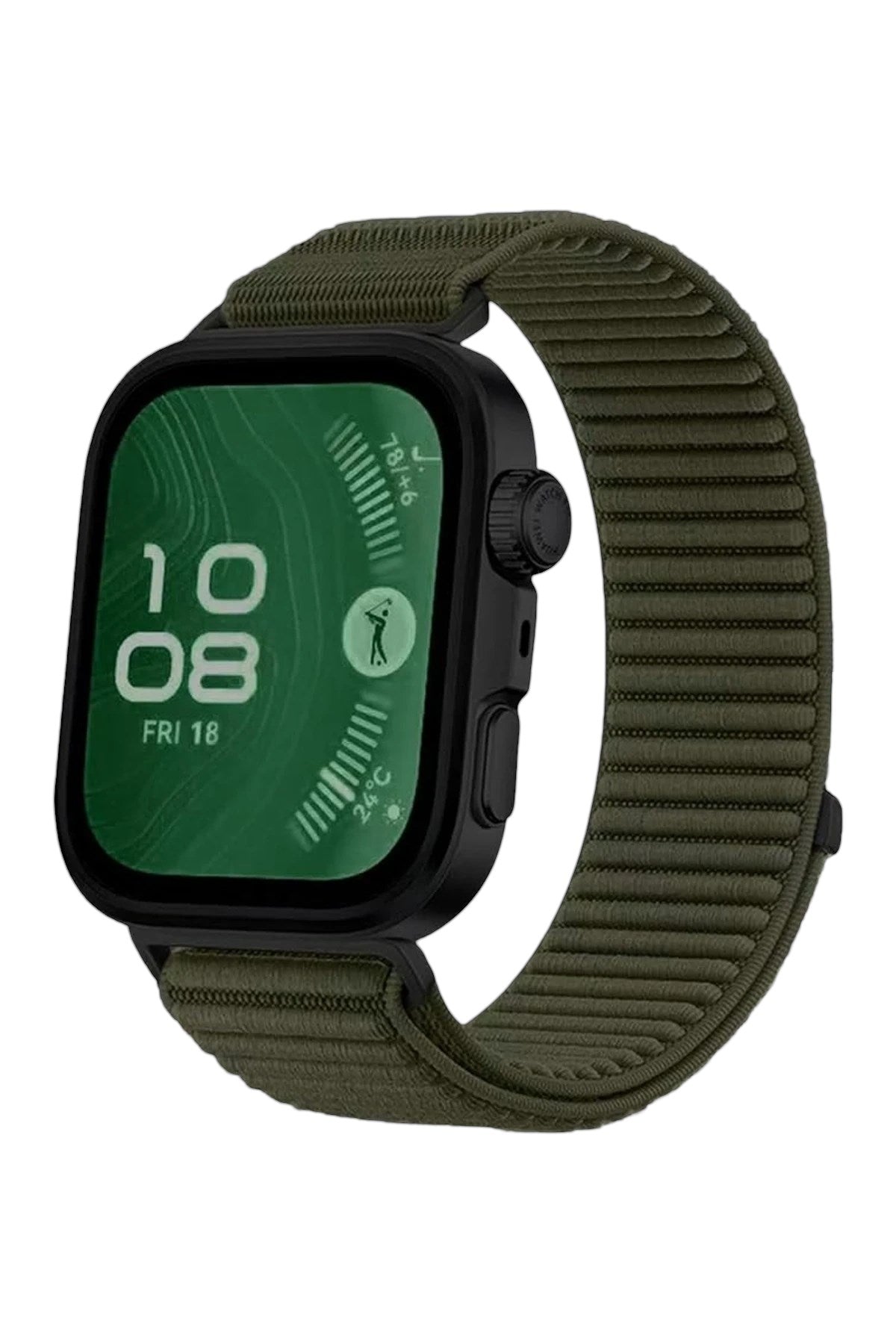 Mey İthalat® Huawei Fit 4 Braid Kordon - Koyu Yeşil