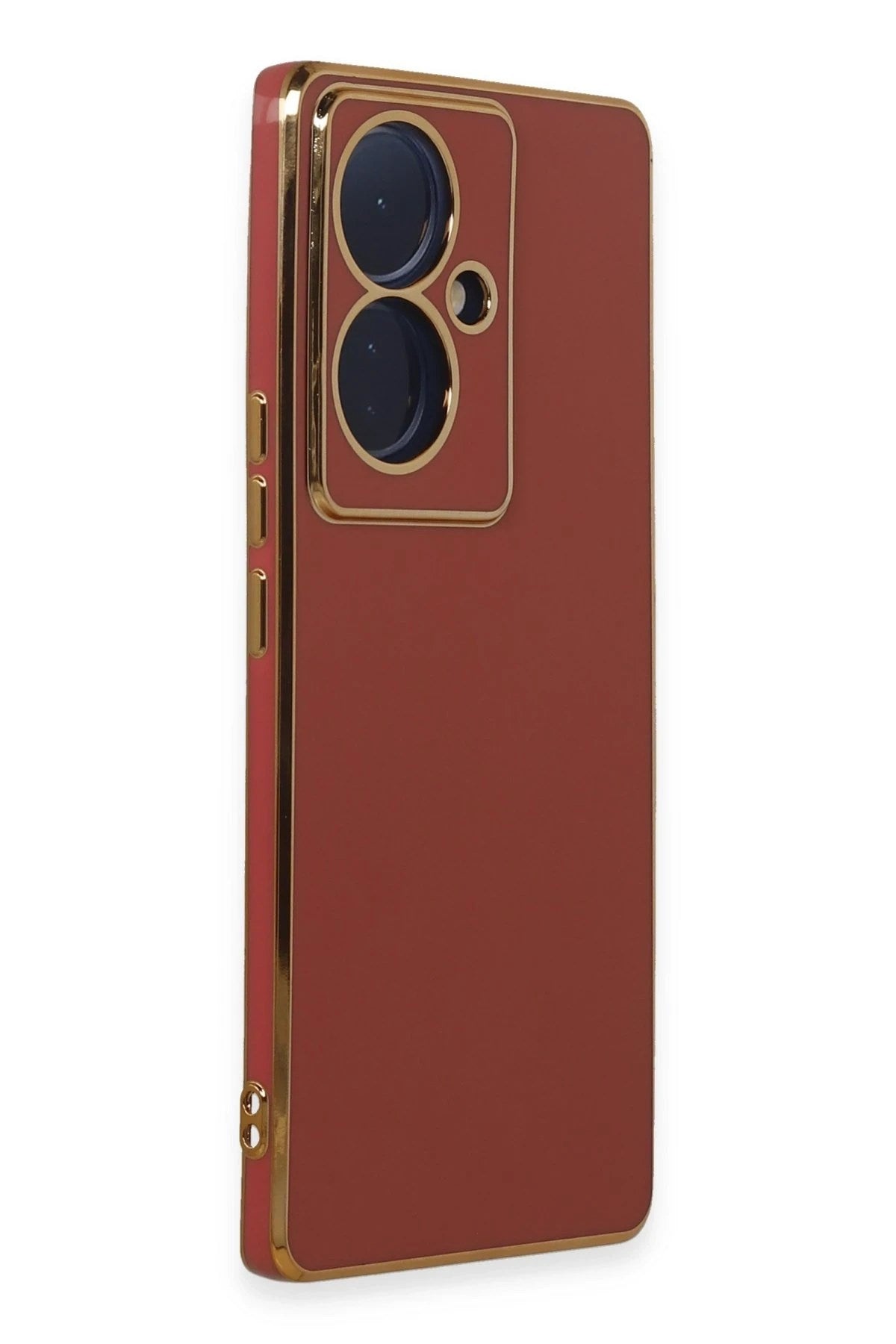 Mey İthalat® Vivo V29 Lite Kılıf Volet Silikon - Kırmızı