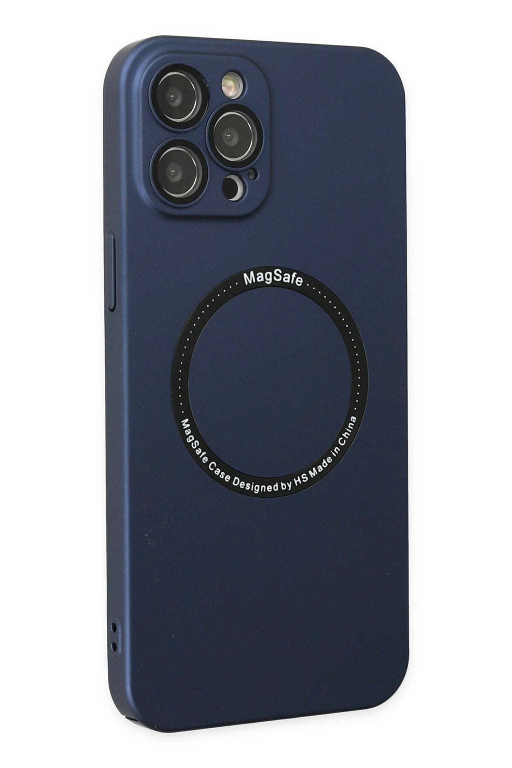 Mey İthalat® iPhone 12 Pro Kılıf Jack Magneticsafe Lens Silikon - Lacivert