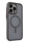 Mey İthalat® iPhone 15 Pro Max Toras Airbag Magsafe Kapak - Titan Gri