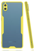 Mey İthalat® Samsung Galaxy A02 Kılıf Platin Silikon - Sarı