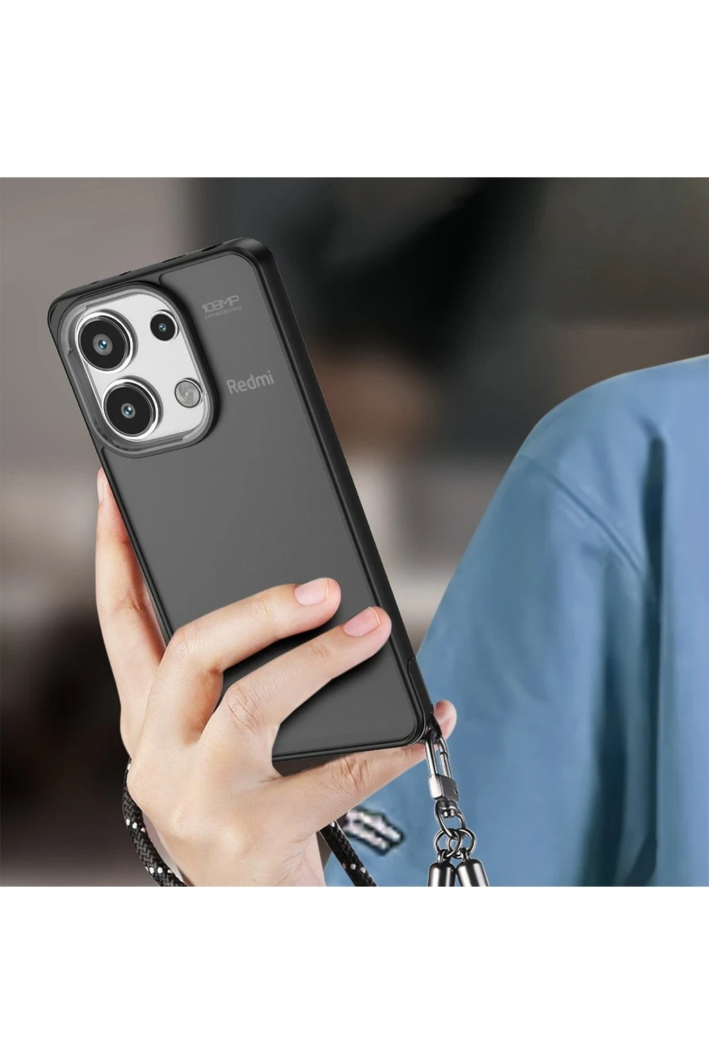 Mey İthalat® Redmi Note 13 Pro 4G Kılıf Elegant Kapak - Derin Mor