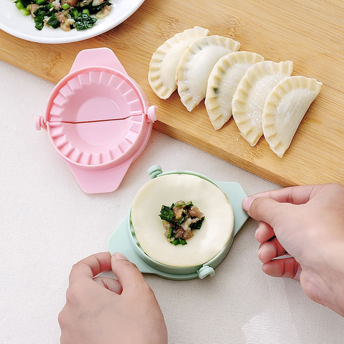 3lü Çiğ börek kurabiye Hamur İşi Ravioli Kesme Kalıbı Aparatı