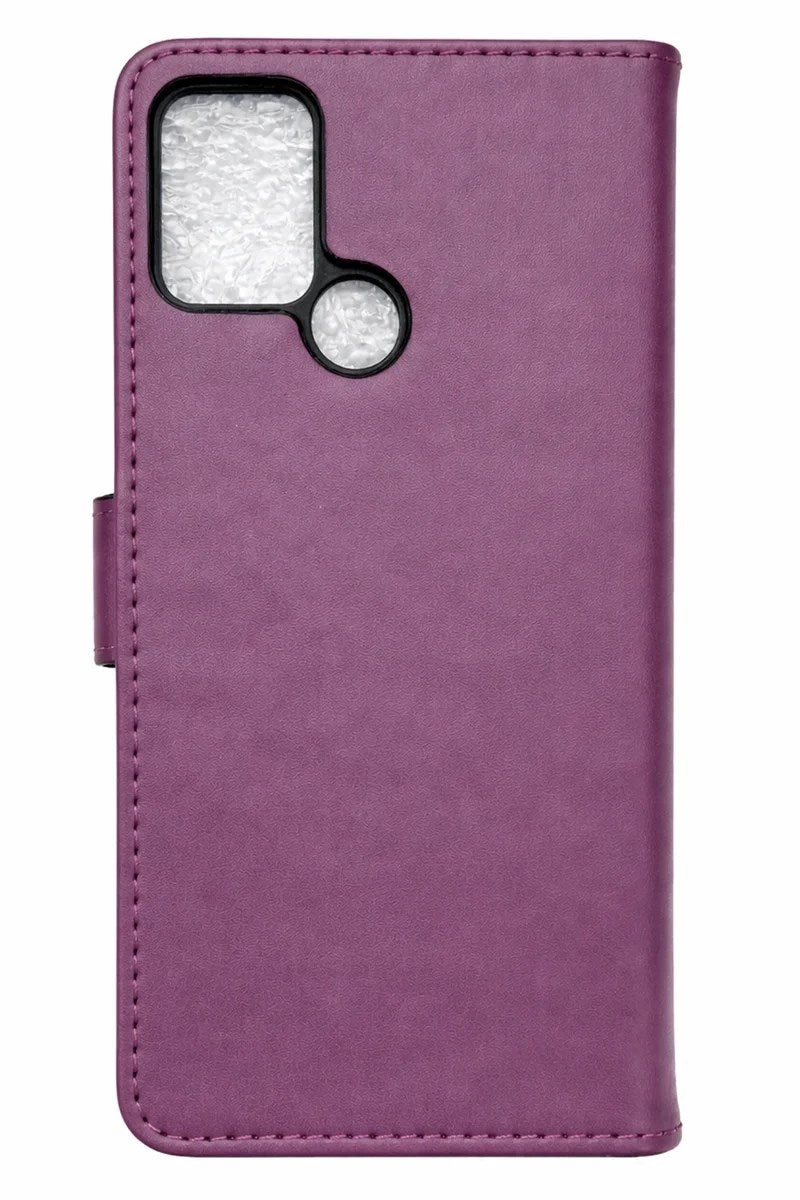 Mey İthalat® Tecno Pova Kılıf Trend S Plus Kapaklı Kılıf - Bordo
