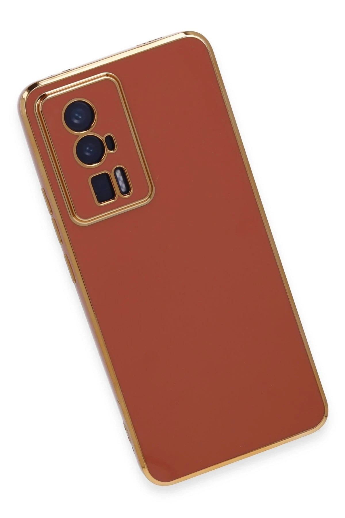 Mey İthalat® Poco F5 Pro Kılıf Volet Silikon - Kırmızı