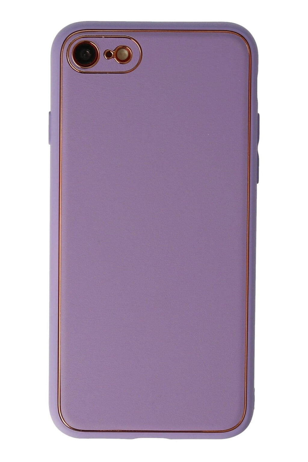 Mey İthalat® iPhone 7 Kılıf Coco Deri Silikon Kapak - Lila