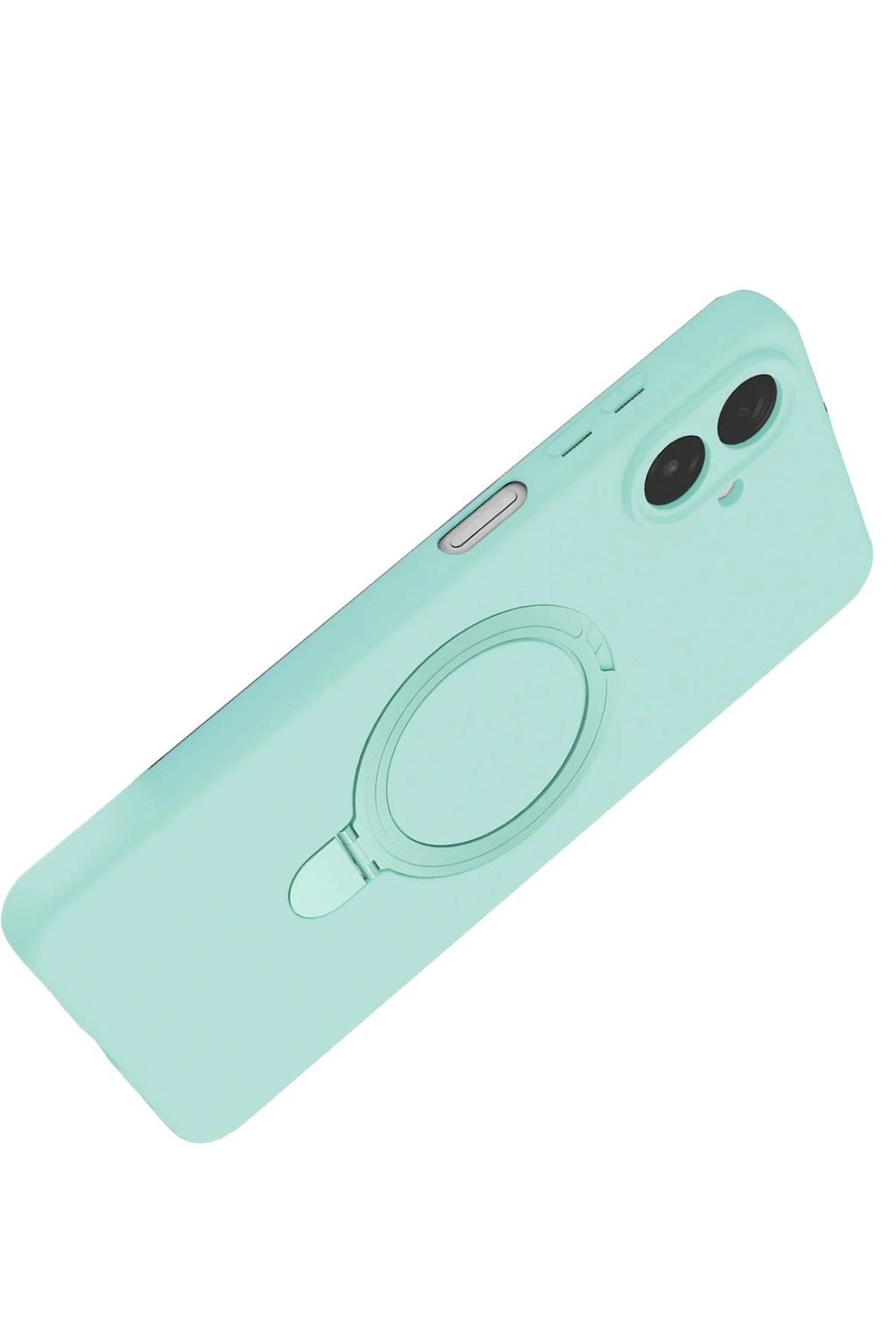 Mey İthalat® Samsung Galaxy A07 4G Regal Magsafe Standlı Kapak - Su Yeşili