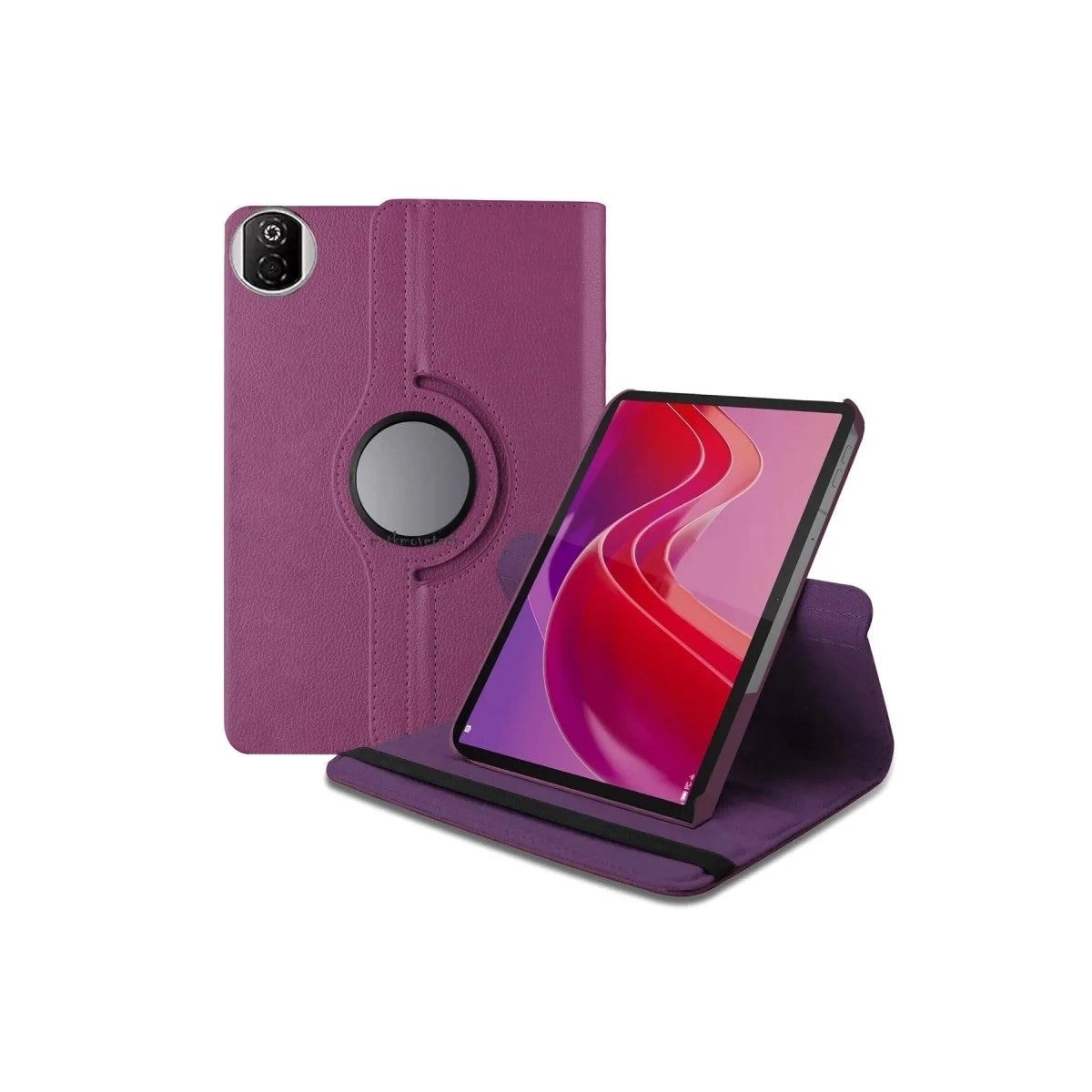 Mey İthalat® Huawei Honor Pad X7 360 Tablet Deri Kılıf - Mor