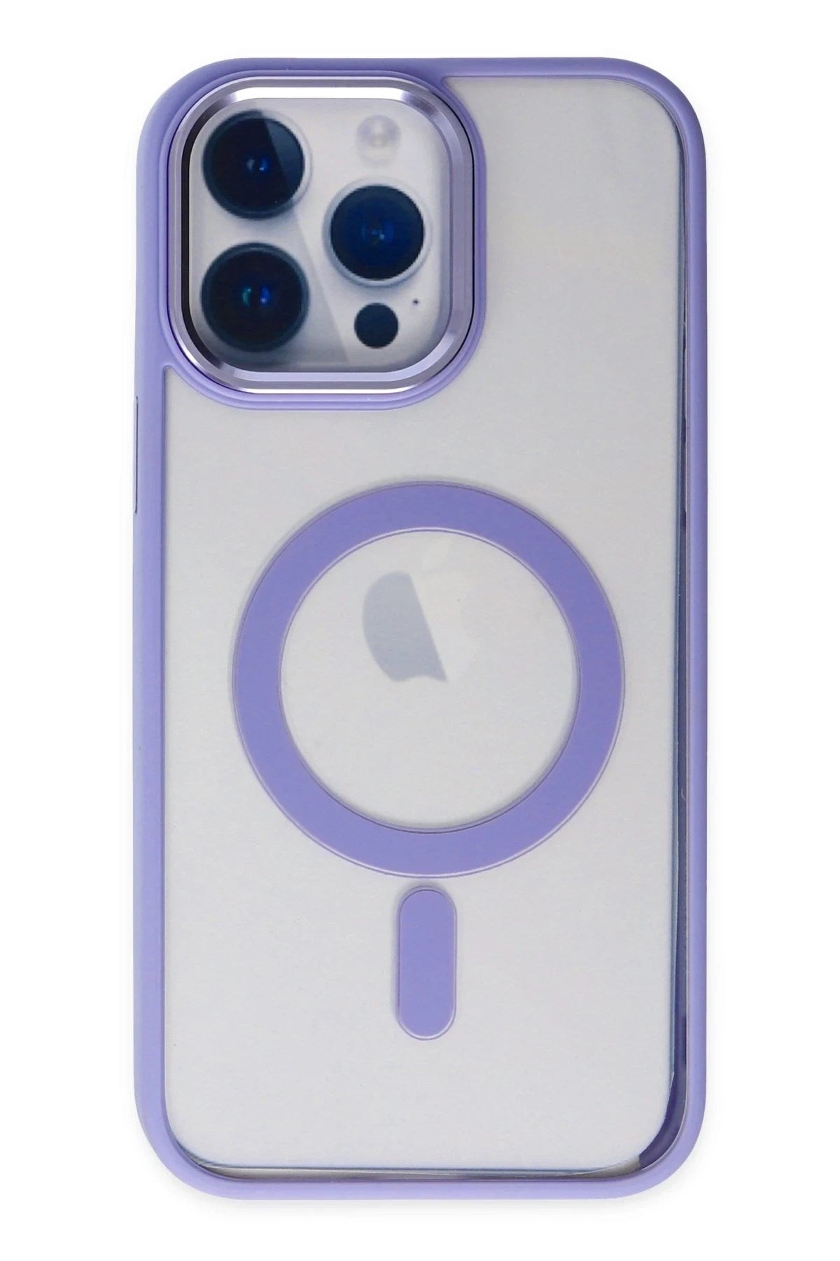 Mey İthalat® iPhone 14 Pro Kılıf Room Magneticsafe Silikon - Lila