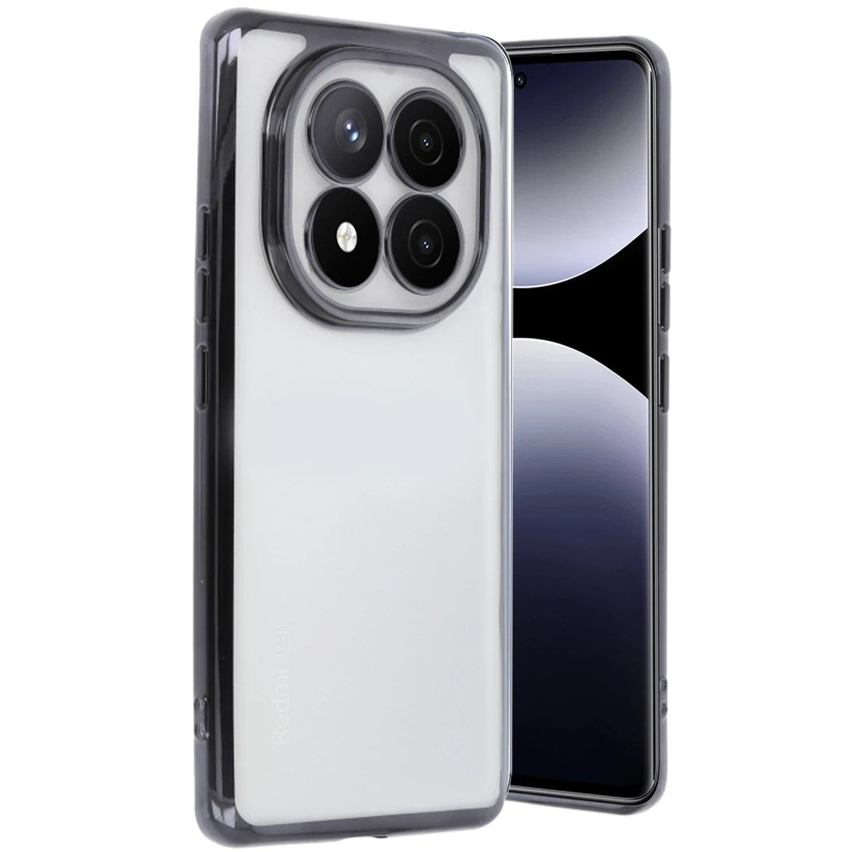 Mey İthalat® Redmi Note 14 Pro Plus Kılıf Lensli Silikon - Siyah