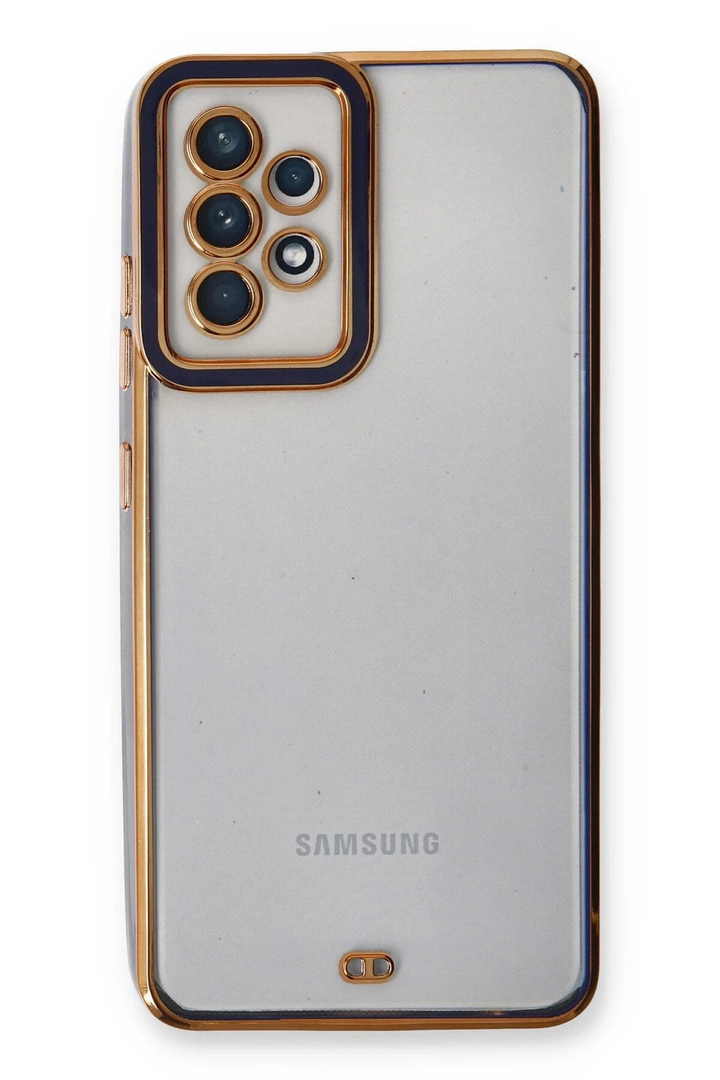 Mey İthalat® Samsung Galaxy A73 5G Kılıf Liva Lens Silikon - Mavi