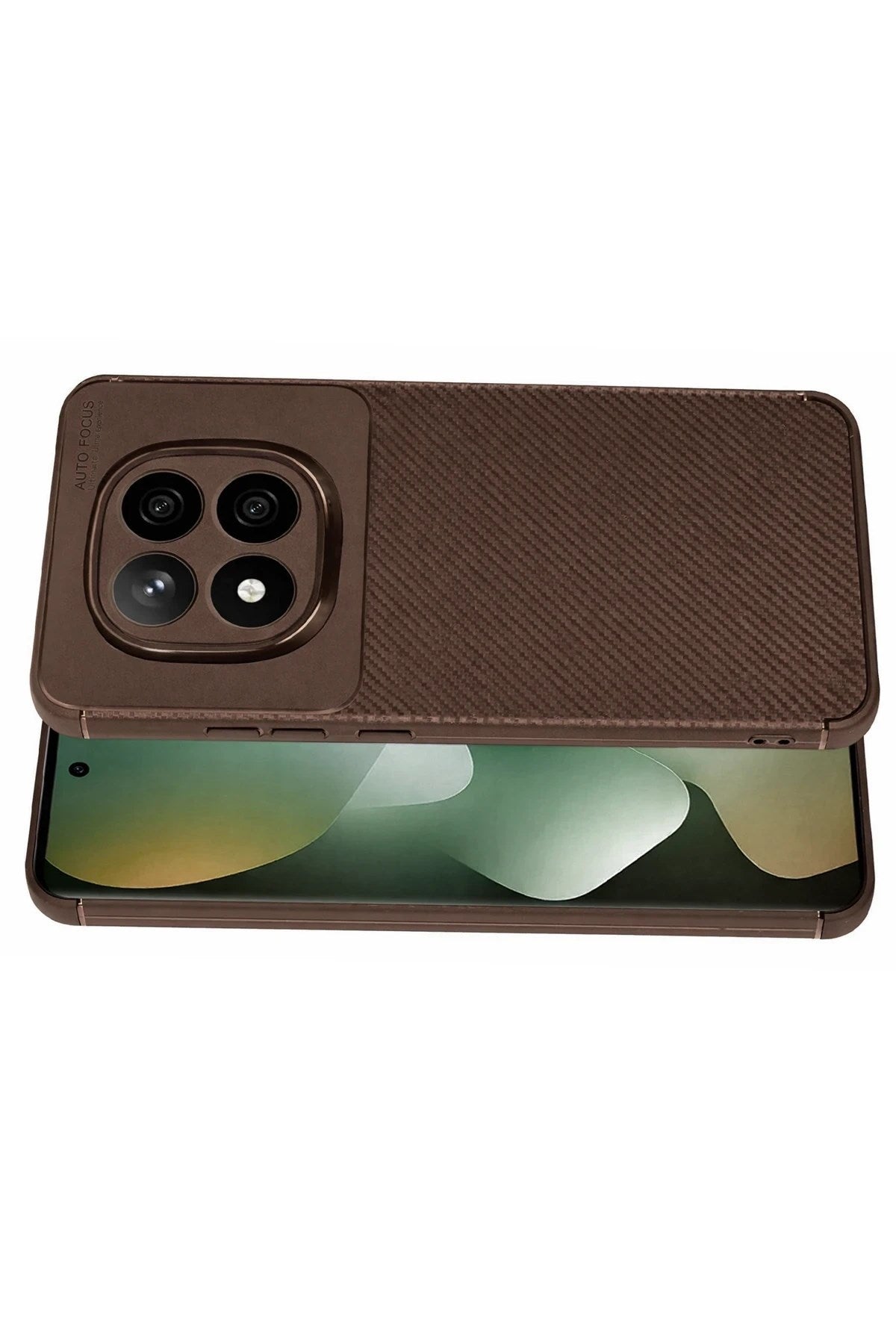 Mey İthalat® Redmi Note 15 4G Auto Focus Karbon Kapak - Kahverengi