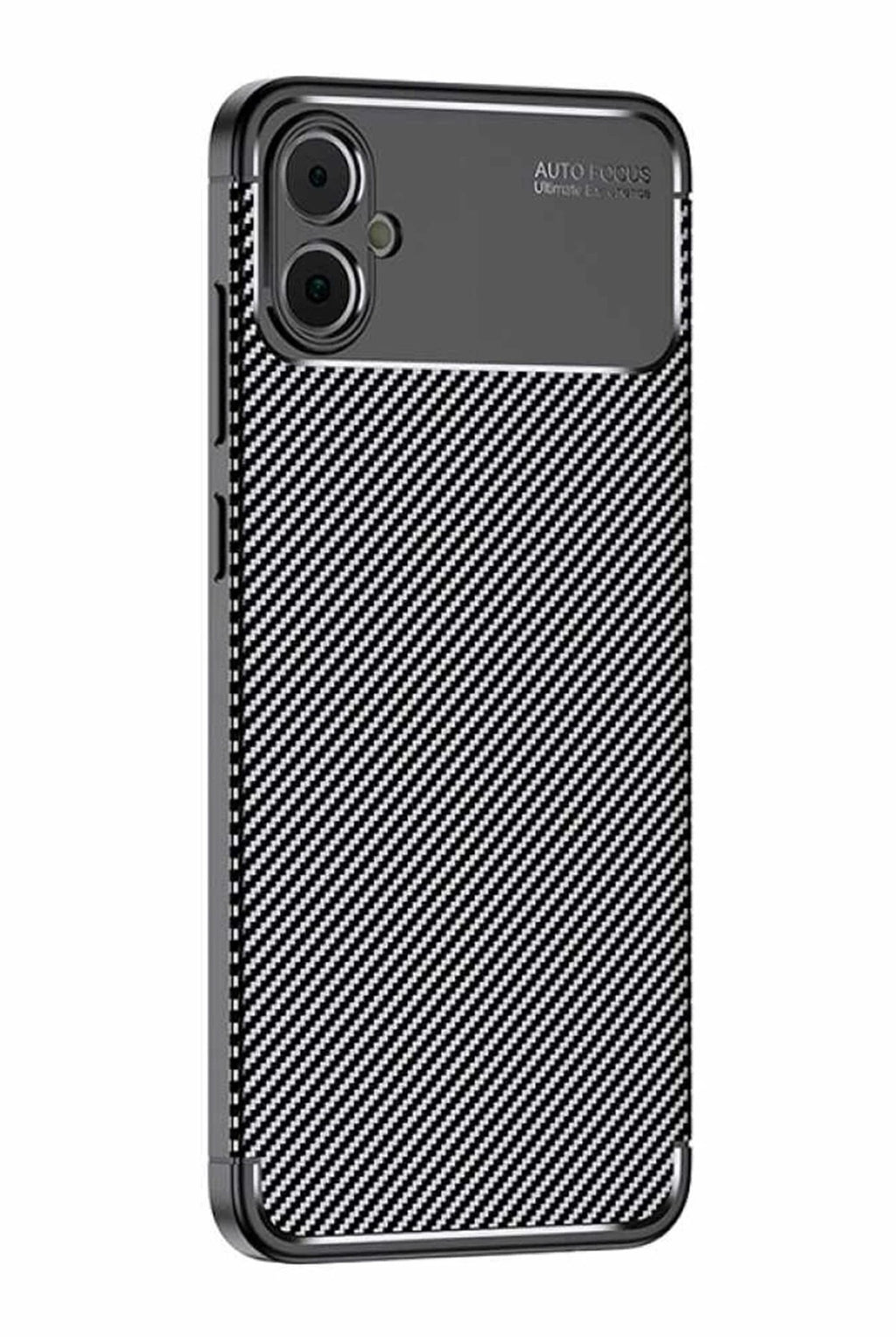 Mey İthalat® Samsung Galaxy A05 Kılıf Auto Focus Karbon Kapak - Siyah