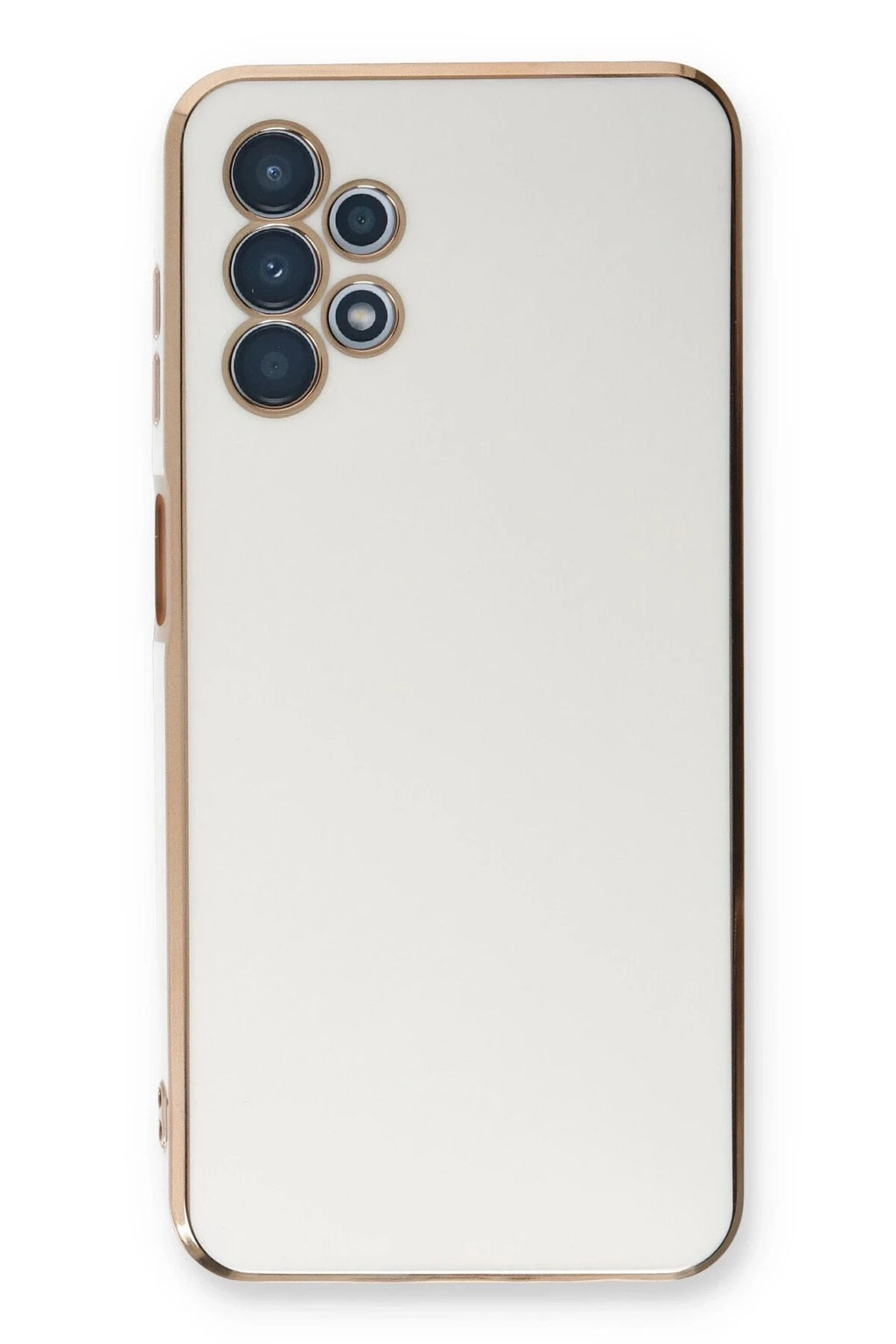 Mey İthalat® Samsung Galaxy A13 4G Kılıf Volet Silikon - Beyaz