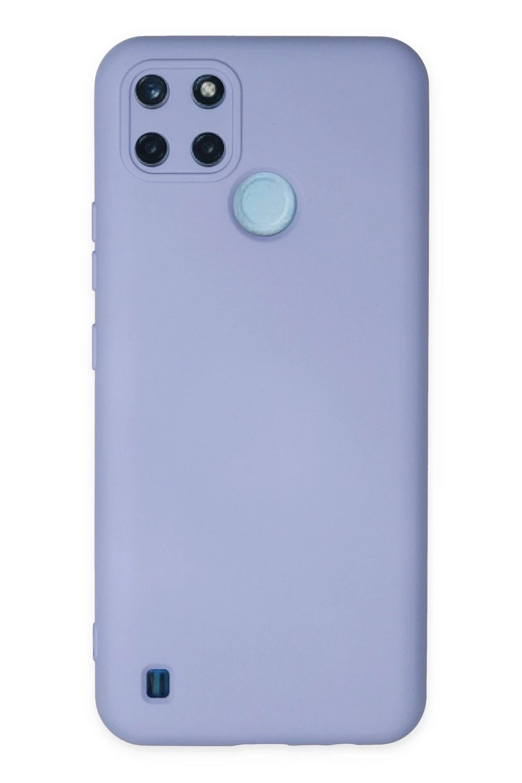 Mey İthalat® Realme C25Y Kılıf Nano içi Kadife Silikon - Lila