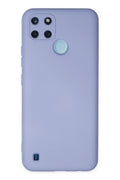 Mey İthalat® Realme C25Y Kılıf Nano içi Kadife Silikon - Lila