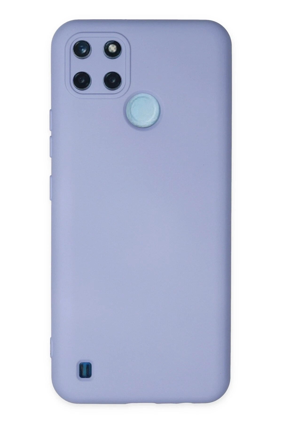 Mey İthalat® Realme C25Y Kılıf Nano içi Kadife Silikon - Lila