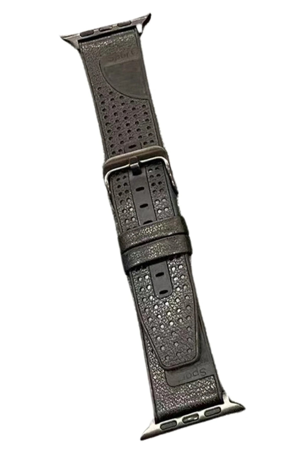 Mey İthalat® Watch 45mm Buff Deri Kordon - Siyah