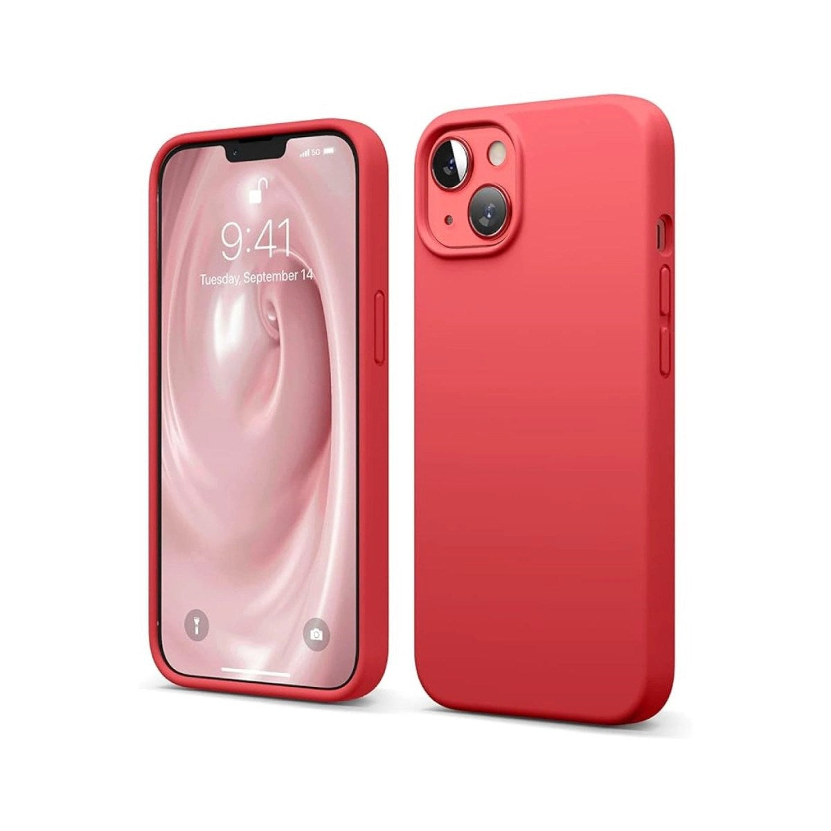 Mey İthalat® iPhone 14 Kılıf First Silikon - Kırmızı
