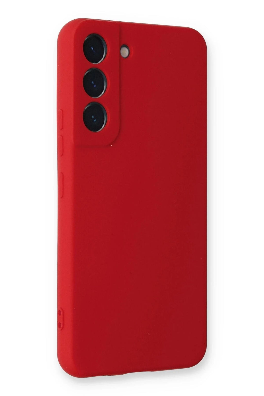 Mey İthalat® Samsung Galaxy S23 Plus Kılıf Nano içi Kadife Silikon - Kırmızı