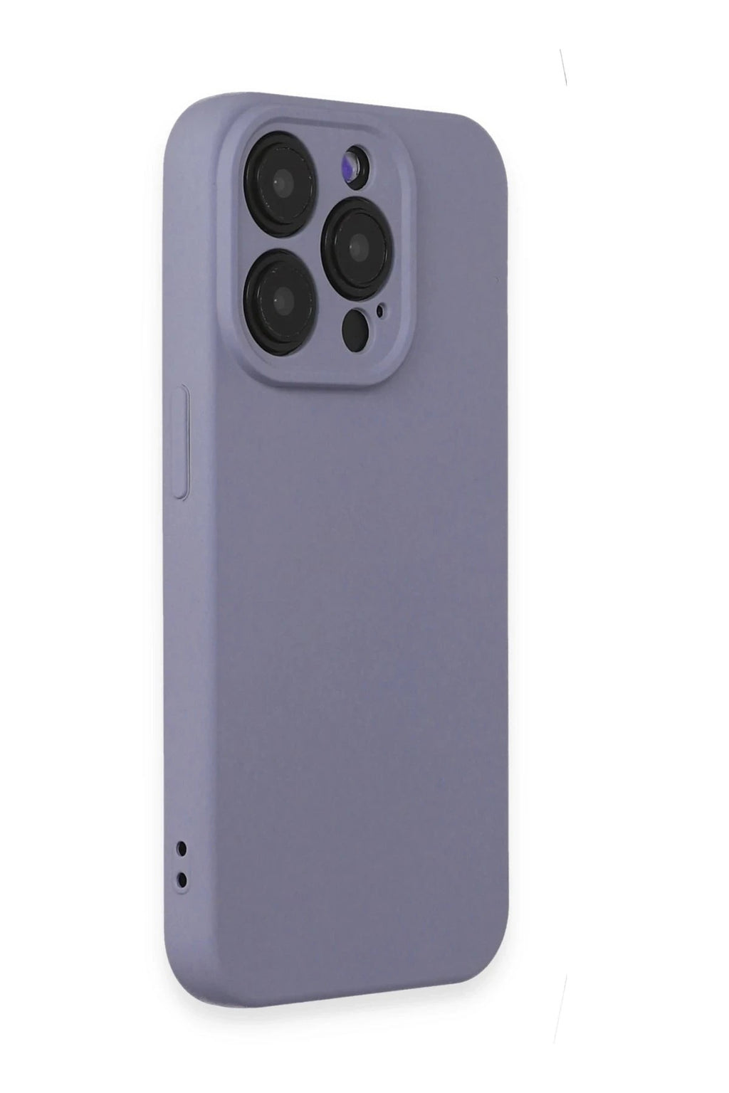Mey İthalat® iPhone 15 Pro Max Kılıf Nano içi Kadife Silikon - Lila