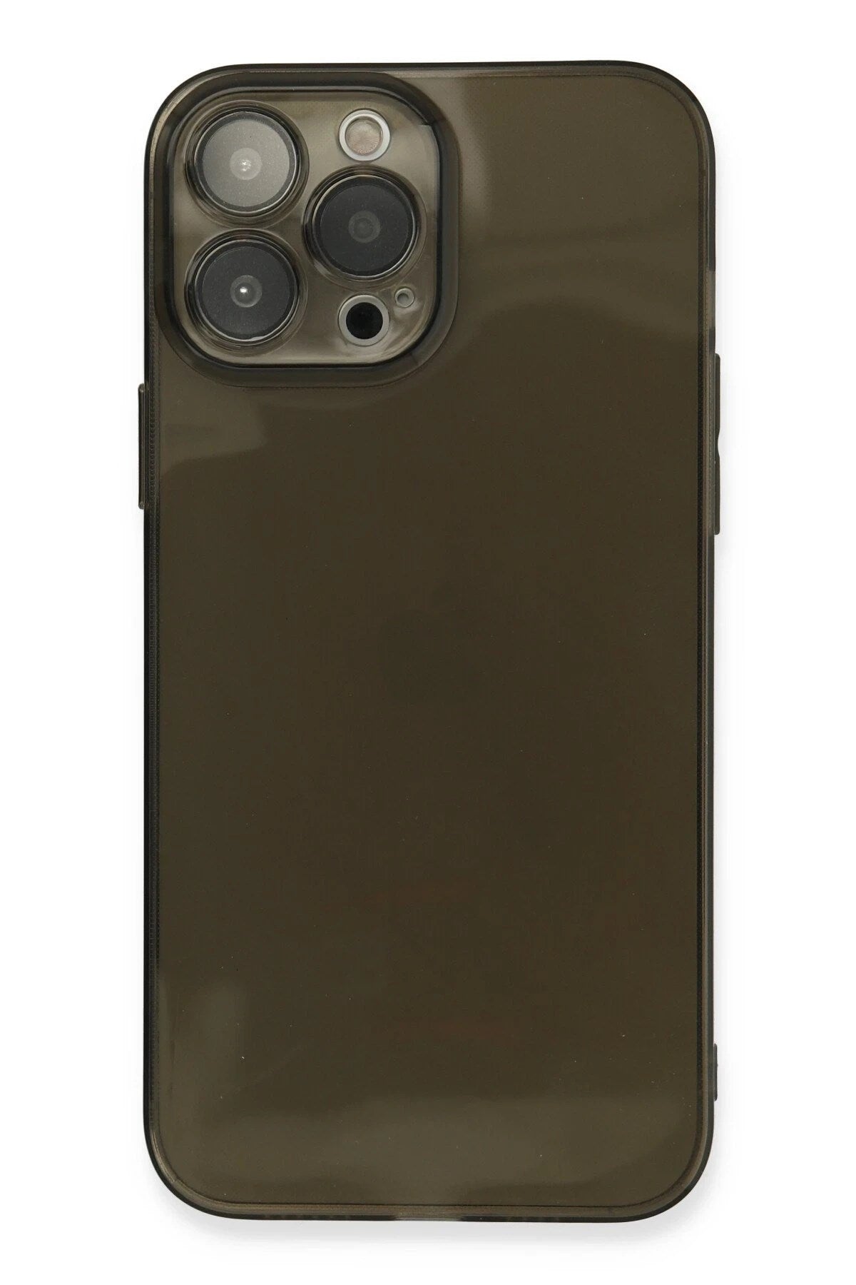 Mey İthalat® iPhone 13 Pro Max Kılıf Fly Lens Silikon - Siyah