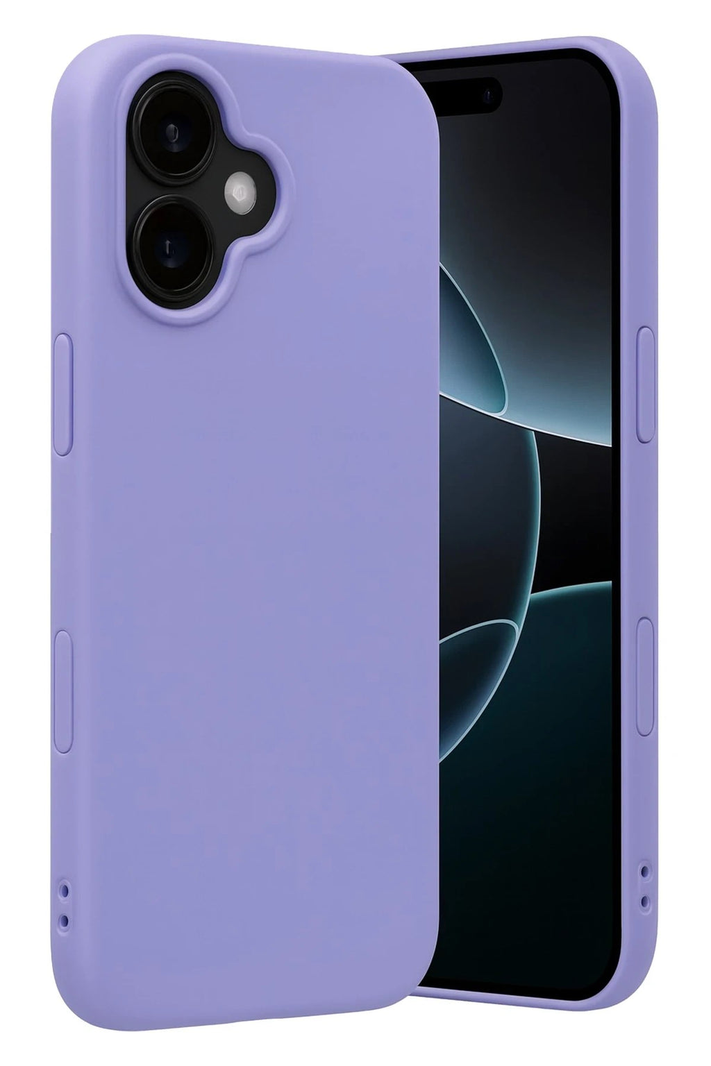 Mey İthalat® iPhone 17 Nano içi Kadife Silikon - Lila