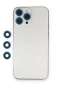 Mey İthalat® iPhone 12 Pro Shine Kamera Lens - Mavi