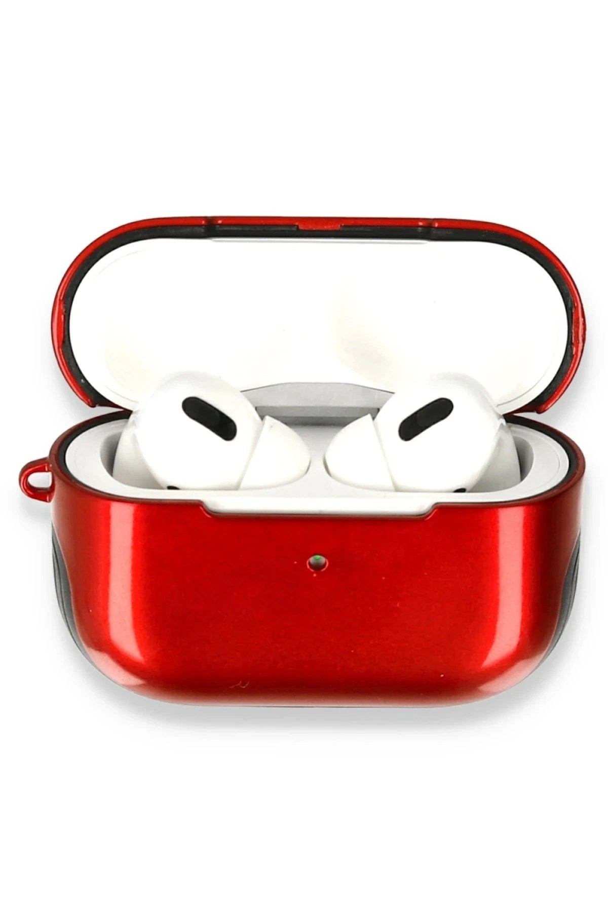 Mey İthalat® Airpods Pro (1.nesil) 3in1 Kılıf - Kırmızı