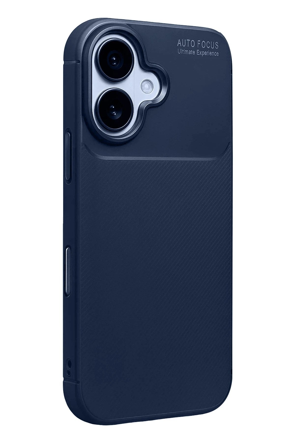 Mey İthalat® iPhone 17 Auto Focus Karbon Kapak - Lacivert