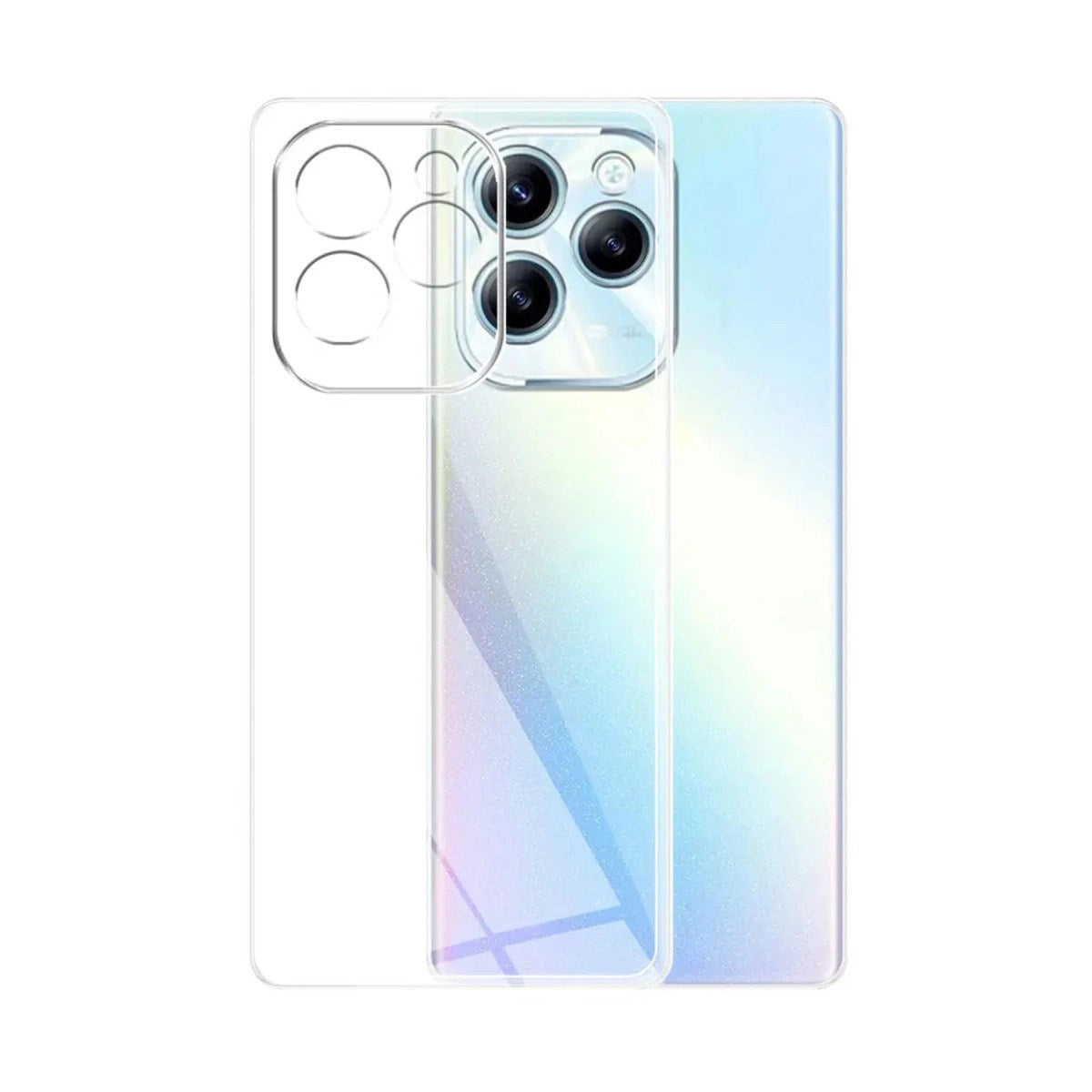 Mey İthalat® İnfinix Hot 40i Kılıf Lüx Şeffaf Silikon